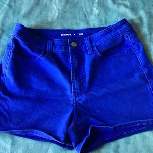 Old Navy Women's Vibrant Blue Jean Shorts